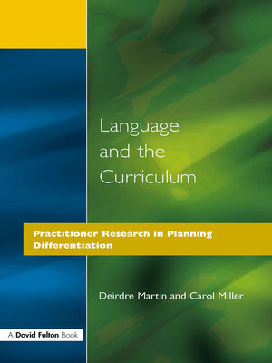 cover image of Language and the Curriculum